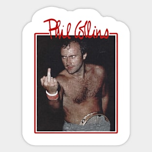 Phil Collins <> Graphic Design Sticker